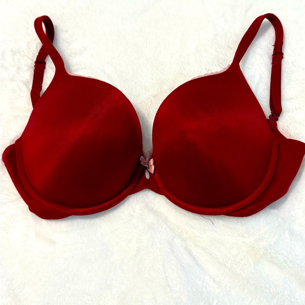 Victoria’s Secret Body By Victoria Perfect Shape 32DDD Elegant Red Women's Bra